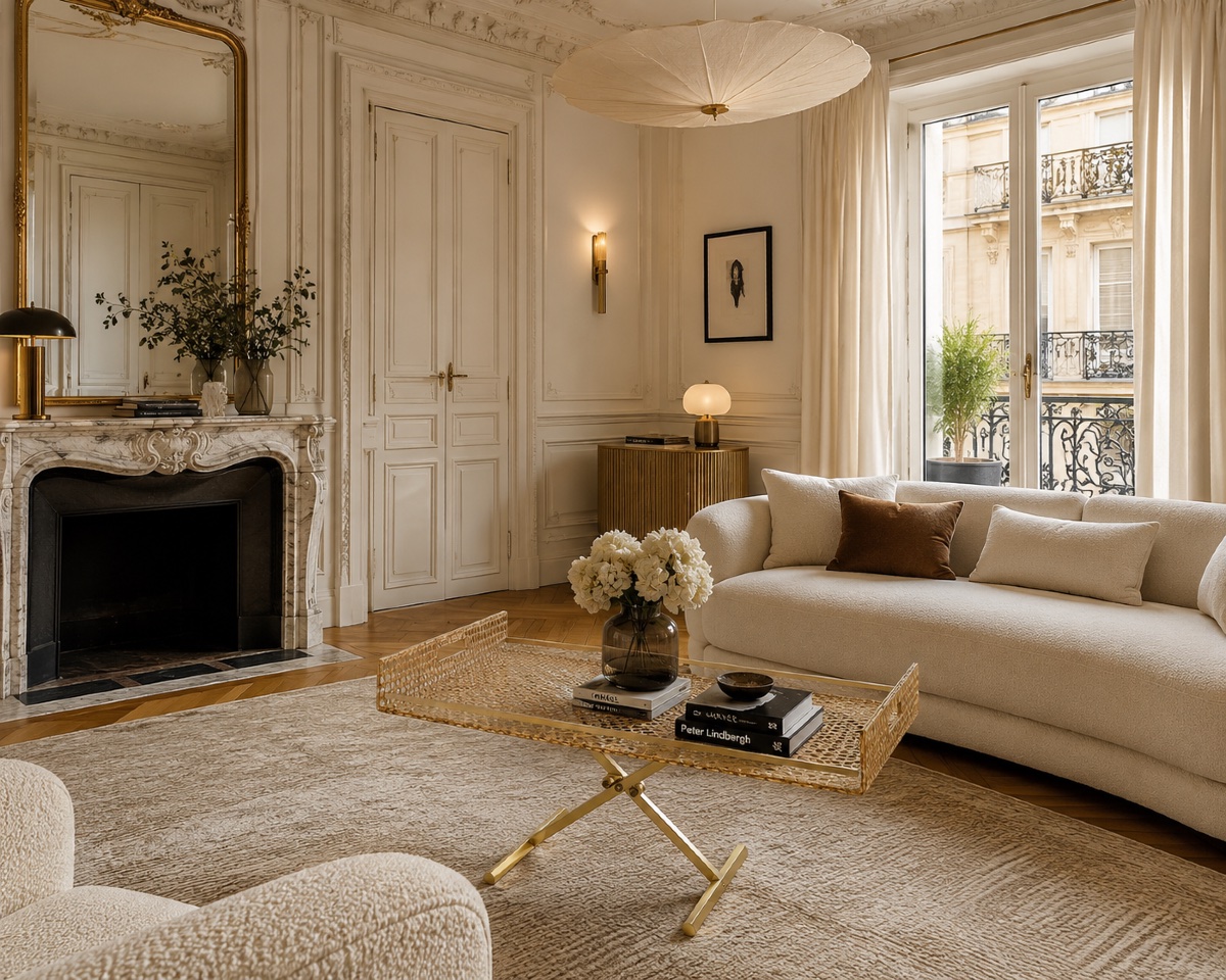 Christian Dior Home Coffee Table / Tray Table In Cane In Plexiglass And Gold Brass-photo-3