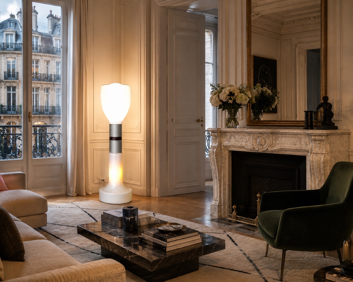Birillo Floor Lamp Attributed To Carlo Nason For Mazzega – 1970s-photo-4