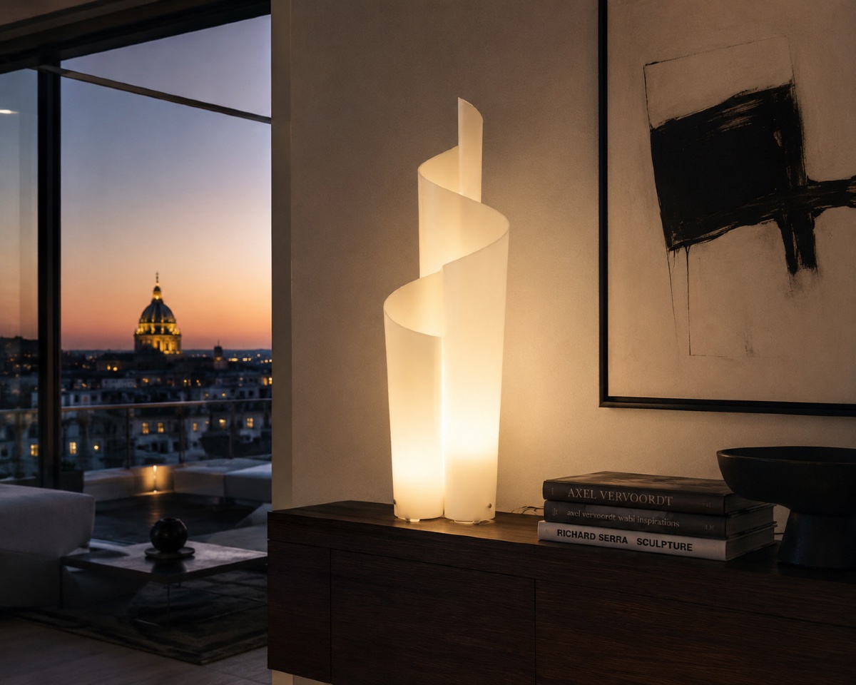 Lampadaire Mezzachimera par Vico Magistretti pour Artemide – Design Italien Vintage-photo-1