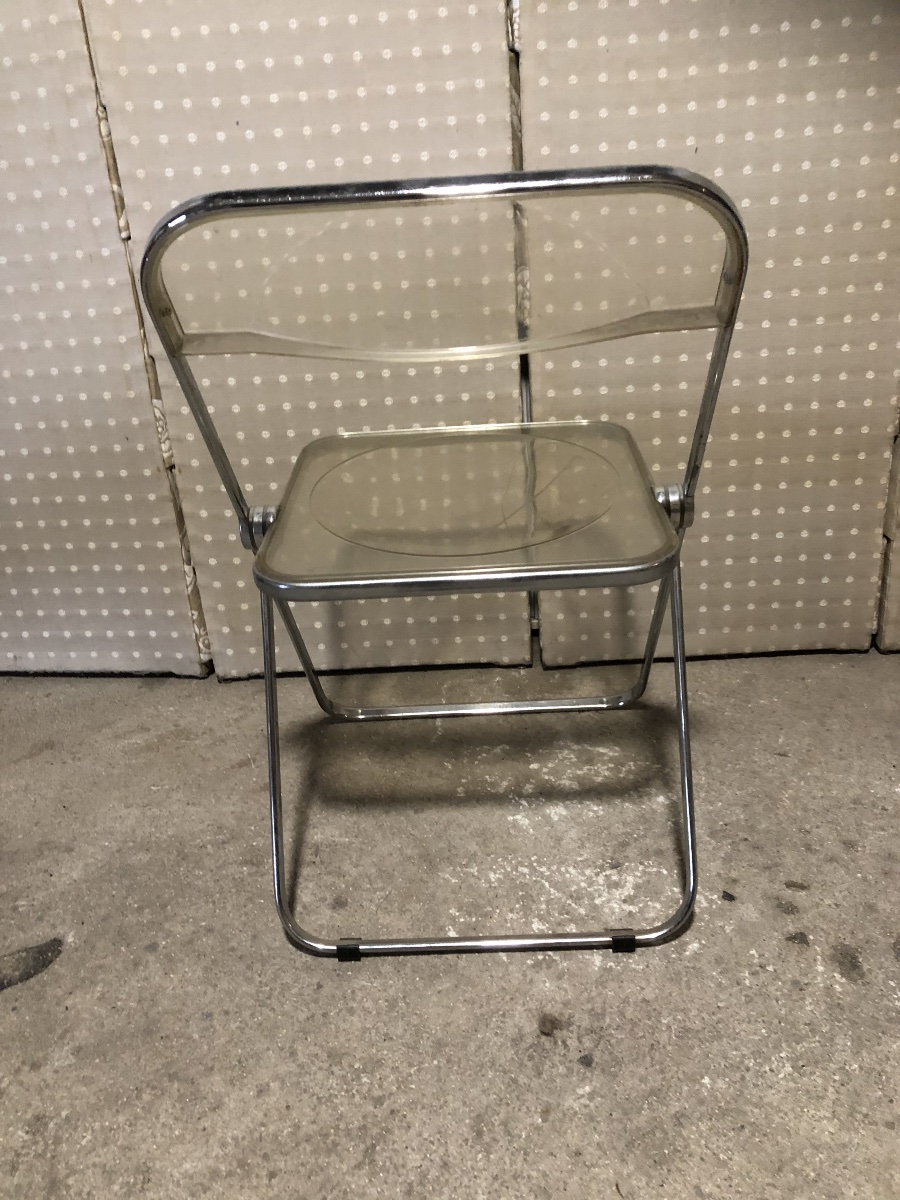 Set Of 4 Plia Chairs – Giancarlo Piretti For Anonima Castelli – Italian Design, 1967-photo-2