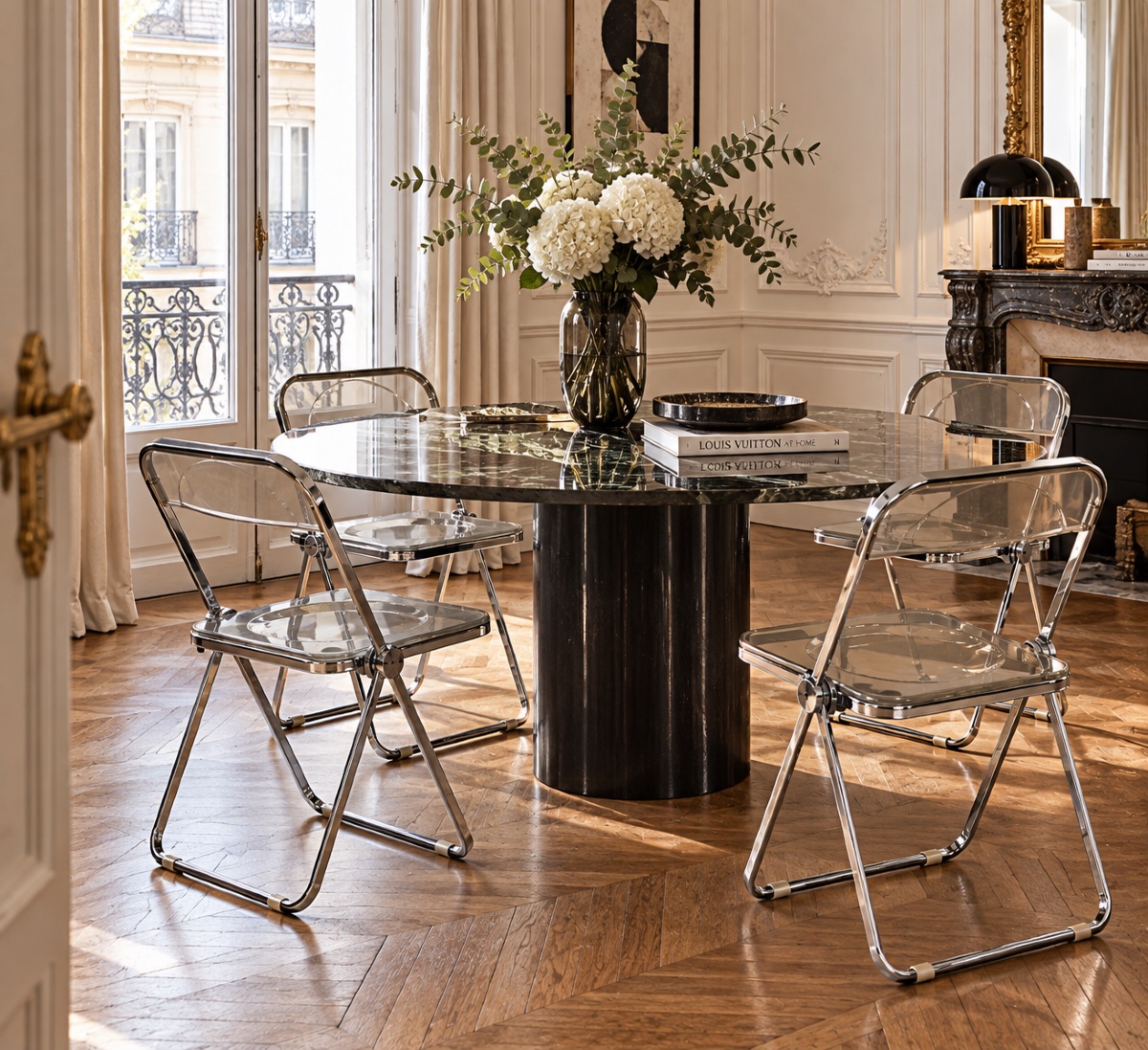 Set Of 4 Plia Chairs – Giancarlo Piretti For Anonima Castelli – Italian Design, 1967-photo-6