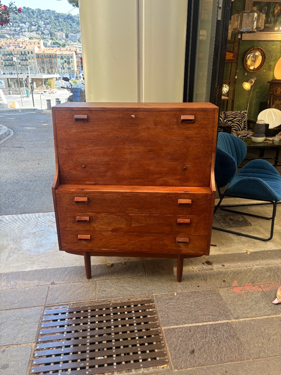 Scandinavian Teak Secretary Desk – Børge Mogensen-photo-4