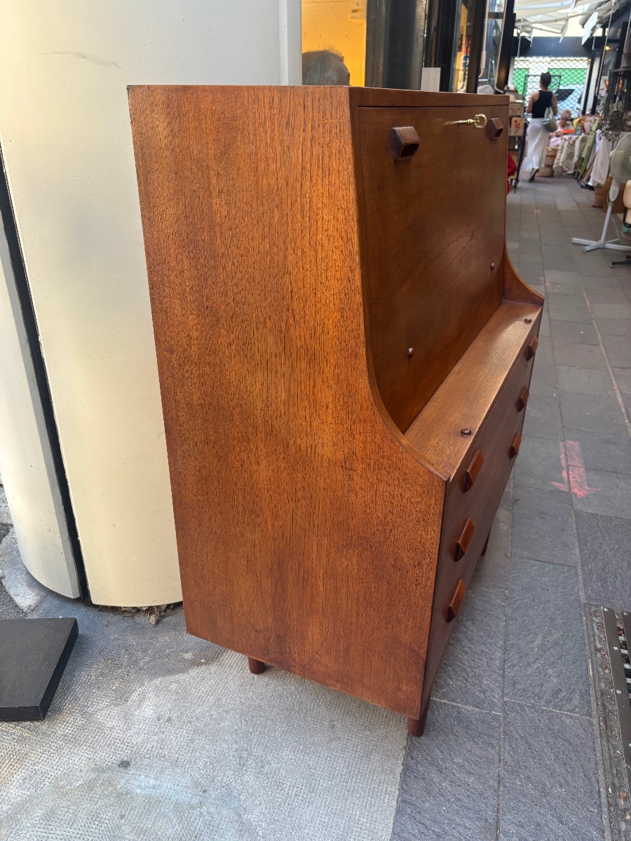 Scandinavian Teak Secretary Desk – Børge Mogensen-photo-6