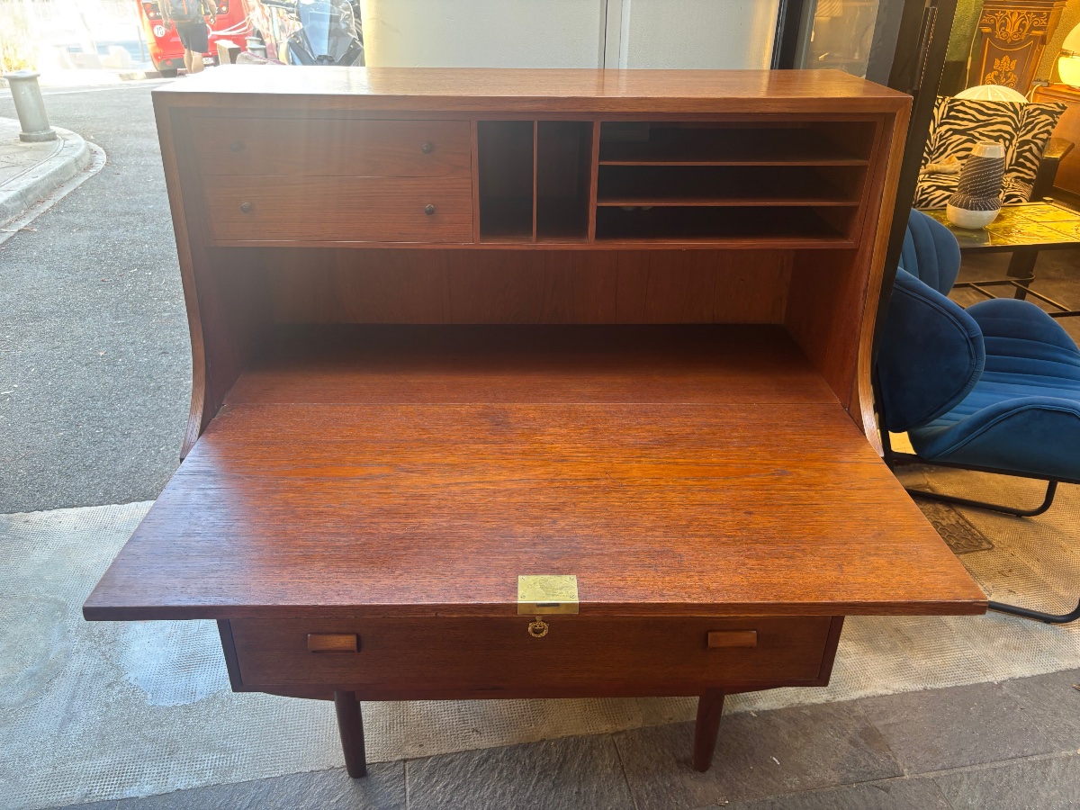 Scandinavian Teak Secretary Desk – Børge Mogensen-photo-7