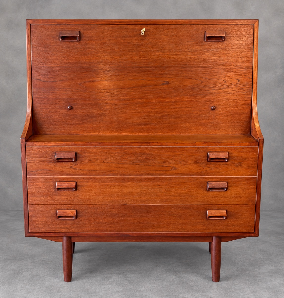Scandinavian Teak Secretary Desk – Børge Mogensen