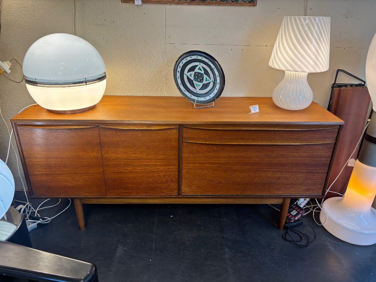 Scandinavian Teak Sideboard – Danish Design Style, 1960s-photo-3