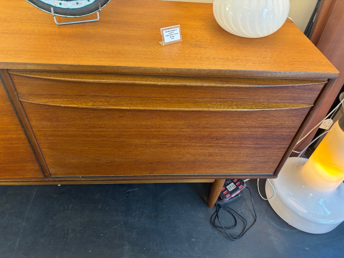 Scandinavian Teak Sideboard – Danish Design Style, 1960s-photo-5
