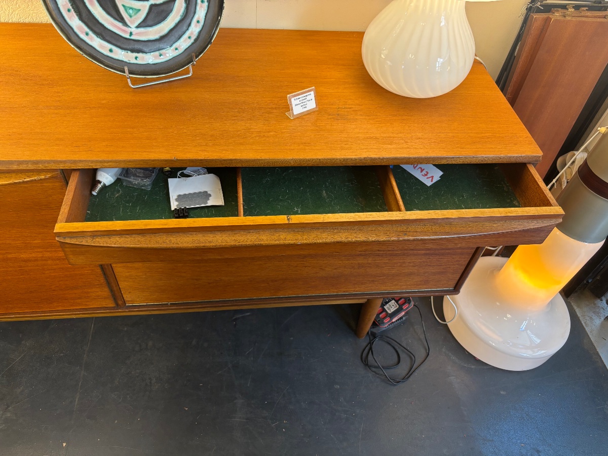 Scandinavian Teak Sideboard – Danish Design Style, 1960s-photo-6