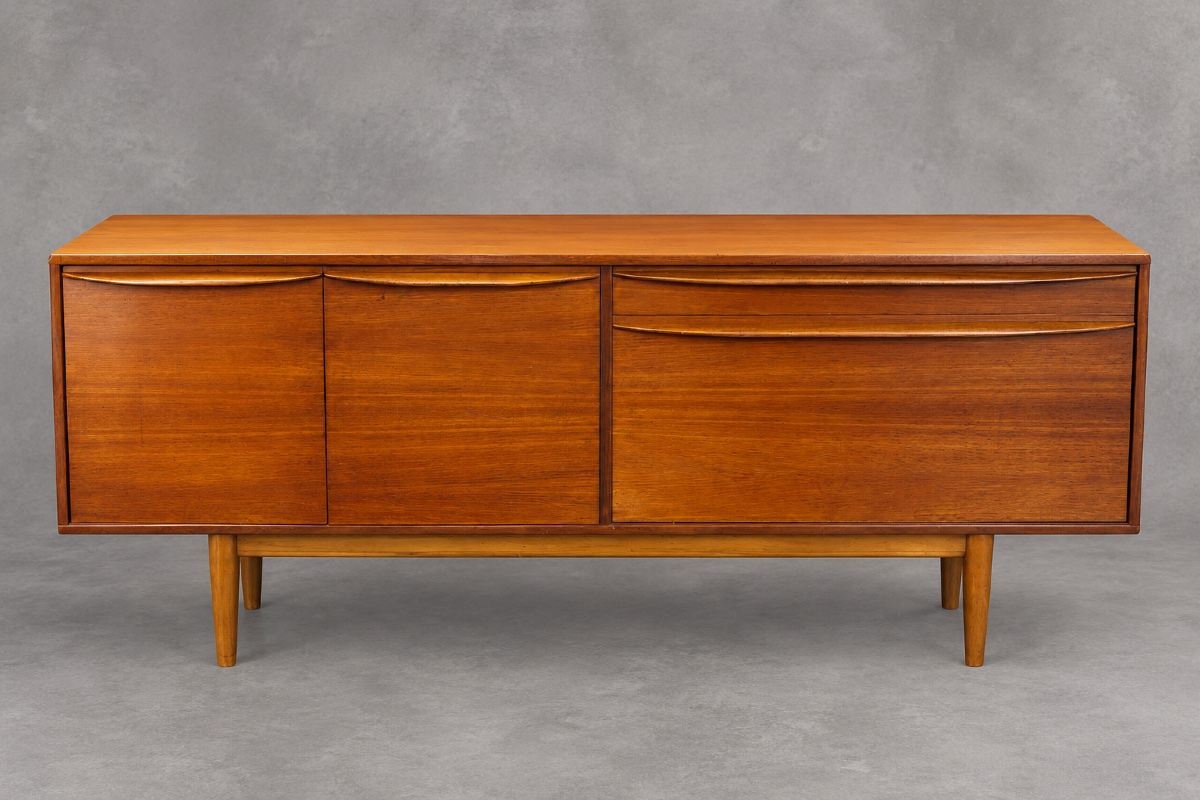 Scandinavian Teak Sideboard – Danish Design Style, 1960s
