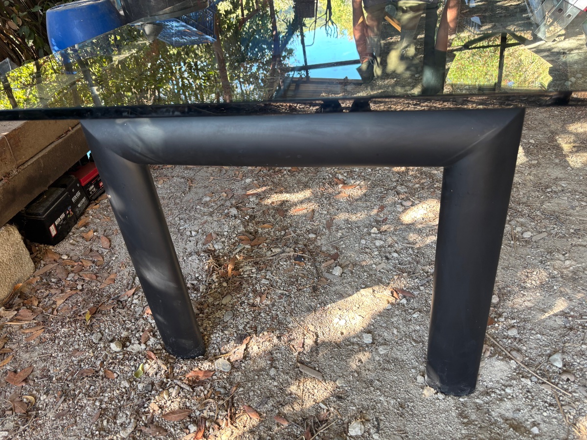 Lc6 “airplane Tube” Table – Le Corbusier, Jeanneret & Perriand – Cassina-photo-1