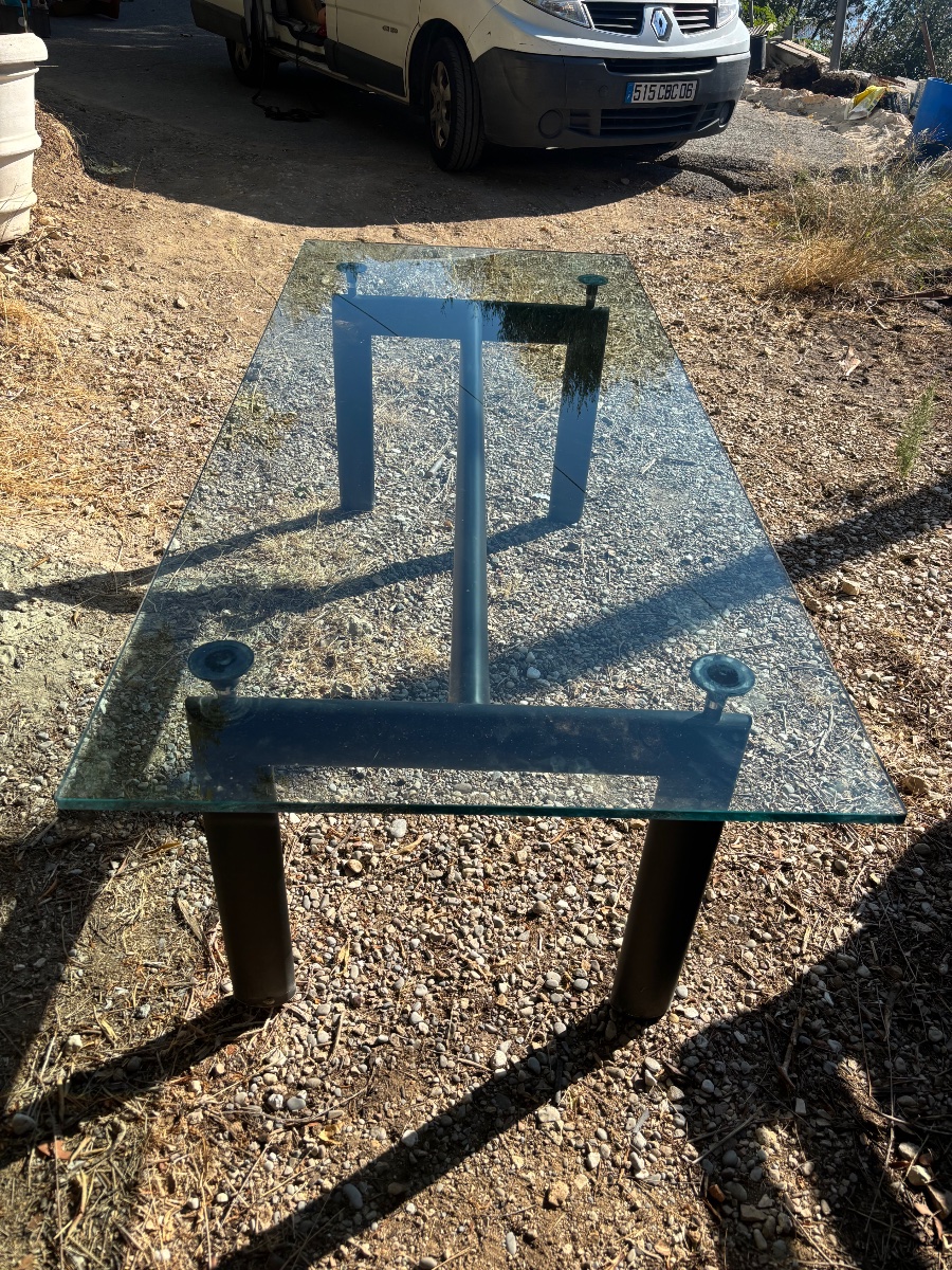 Lc6 “airplane Tube” Table – Le Corbusier, Jeanneret & Perriand – Cassina-photo-3