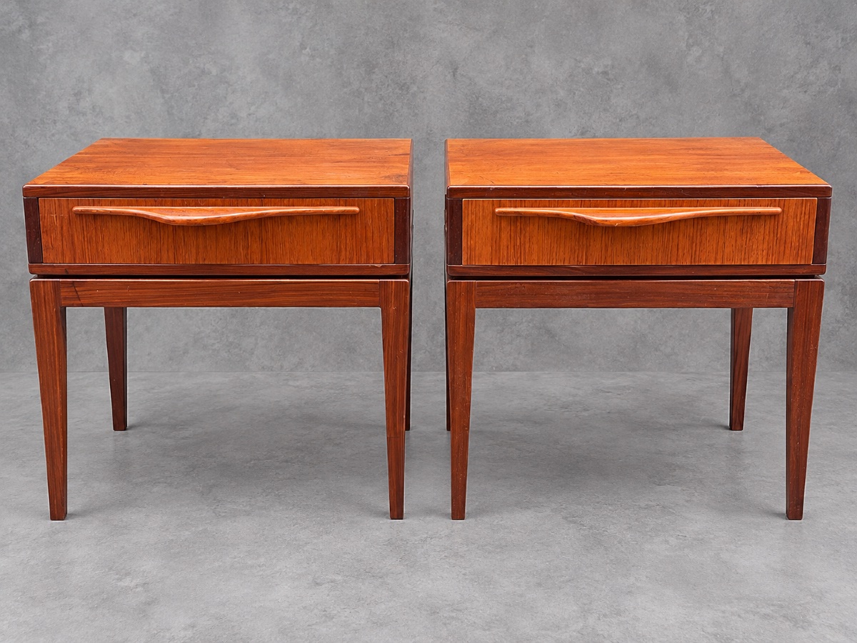 Pair Of Vintage Nightstands – Mid-century Design – 1960s/1970s-photo-3