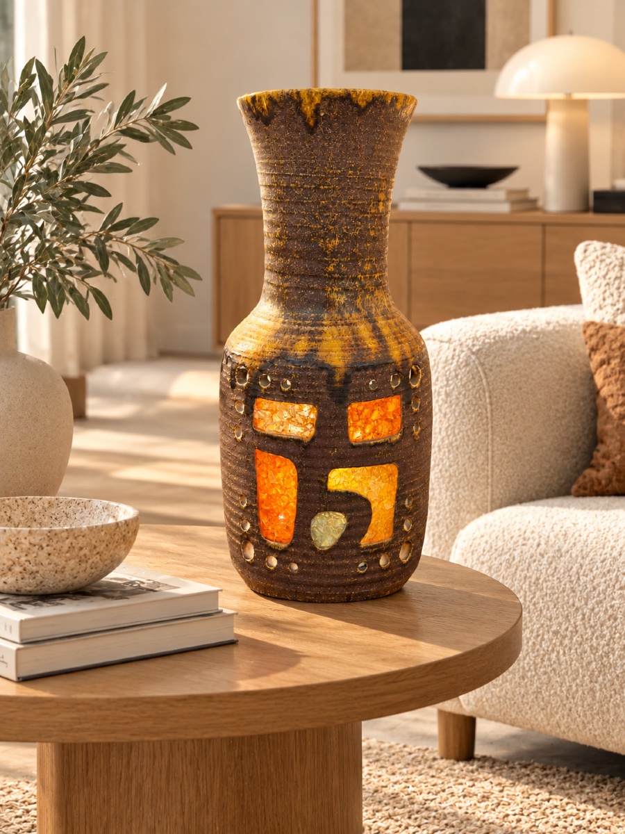 Ceramic Lamp – Accolay Pottery – 1950s–1960s-photo-6