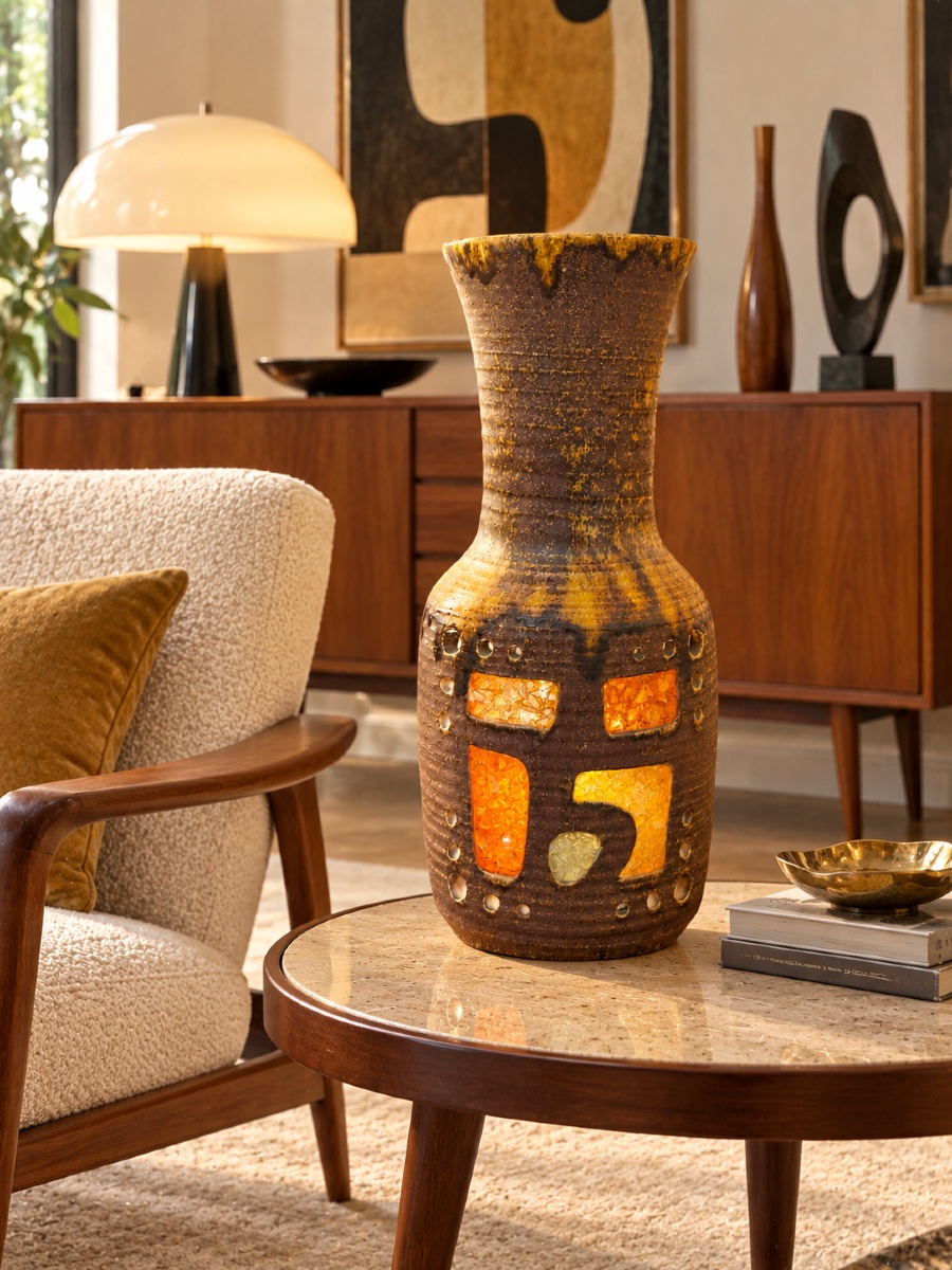 Ceramic Lamp – Accolay Pottery – 1950s–1960s-photo-7