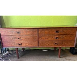 Enfilade/commode en palissandre E BROUER années 60’