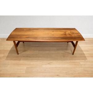 Table basse en teck design scandinave – années 1960/70