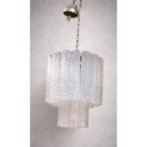 Lustre en verre de Murano attribué à Toni Zuccheri, Venini, circa 1970