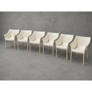 Rare Suite Of Six Dr. No Armchairs, By Philippe Starck For Kartell
