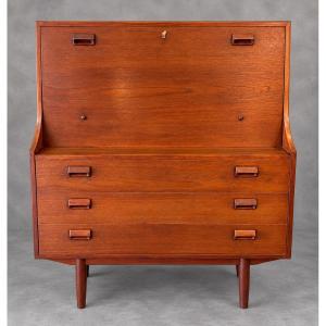 Scandinavian Teak Secretary Desk – Børge Mogensen