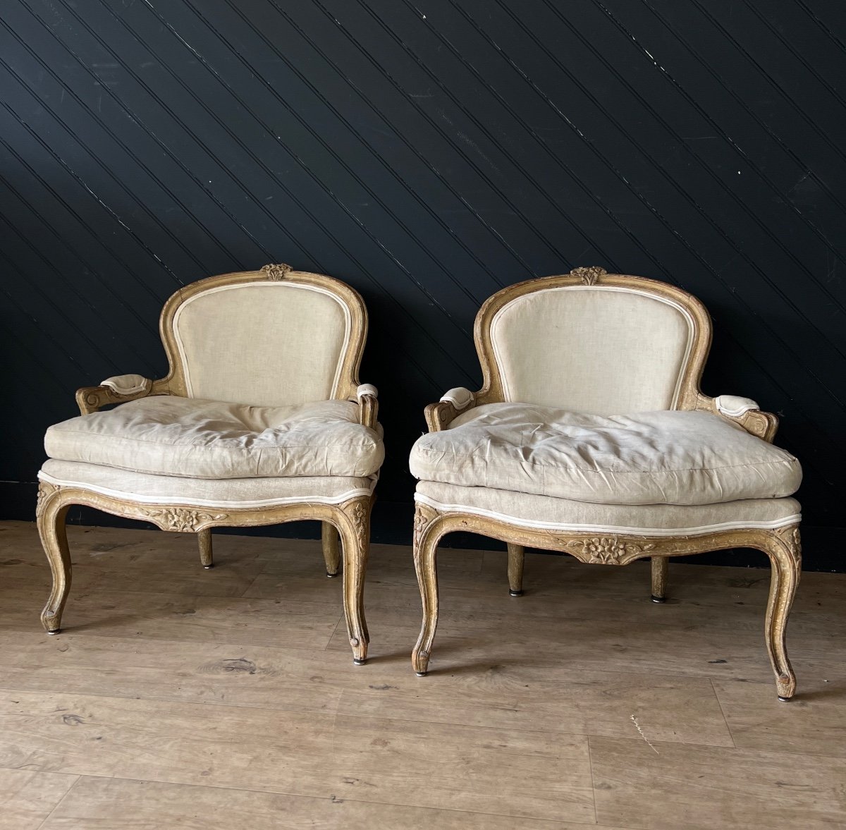 Paire De Petits Fauteuils-photo-3