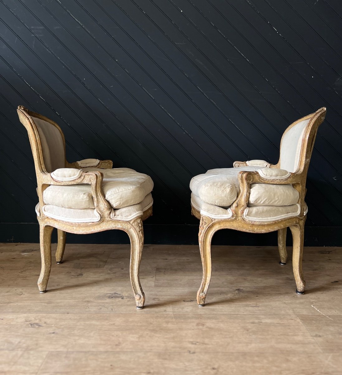 Paire De Petits Fauteuils-photo-3