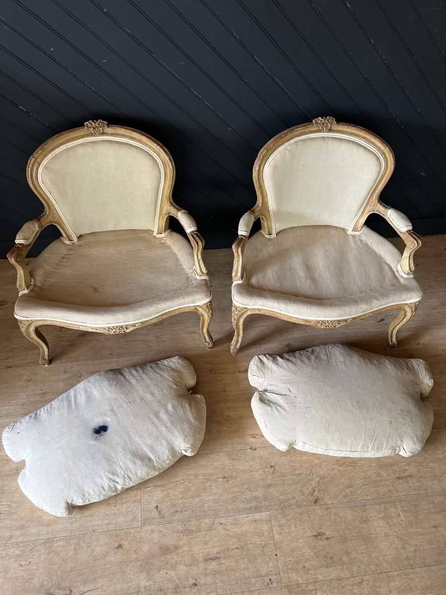 Paire De Petits Fauteuils-photo-6