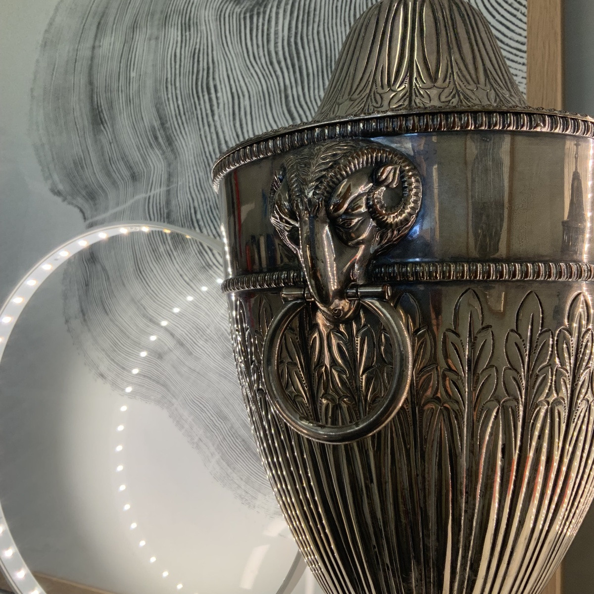 Paire De Grands Vases Couverts Sheffield -photo-1