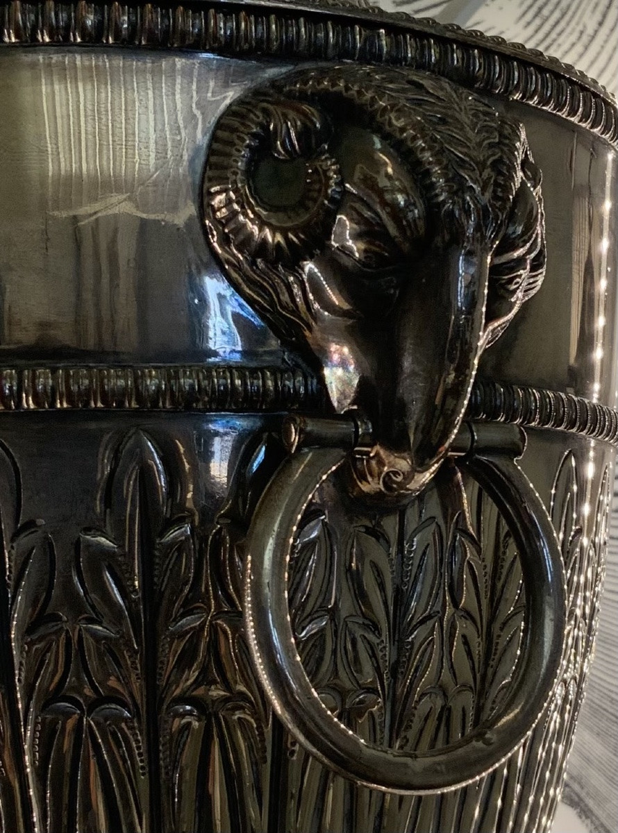 Paire De Grands Vases Couverts Sheffield -photo-4