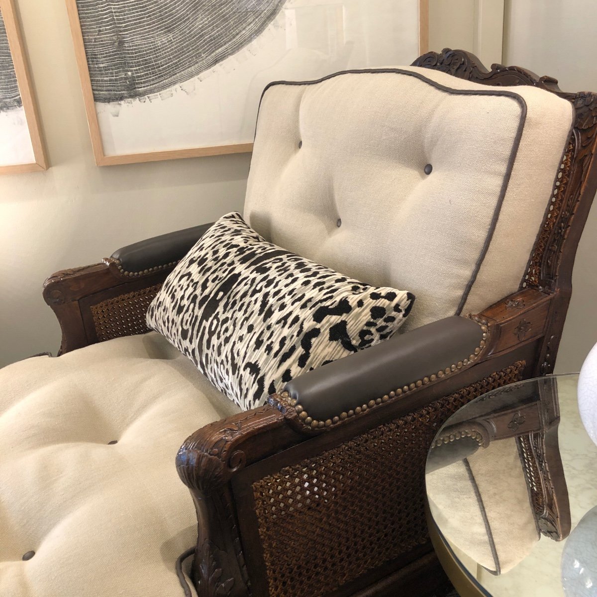 Chaise Longue Louis XV 