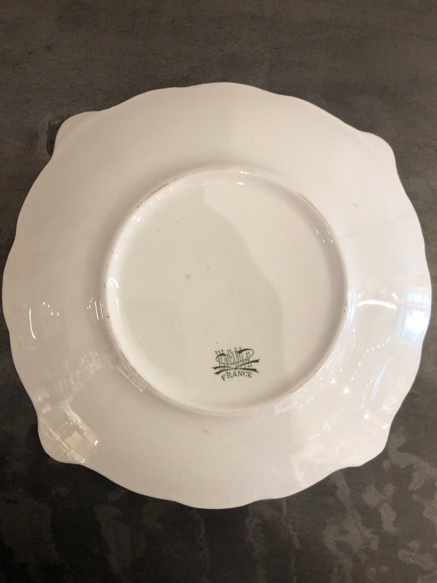 Keller Cup And Saucer - Guérin Kg Lunéville-photo-2