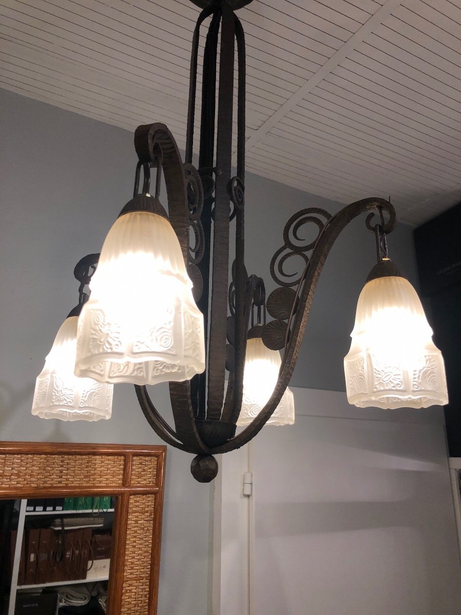 Art Deco Chandelier-photo-2
