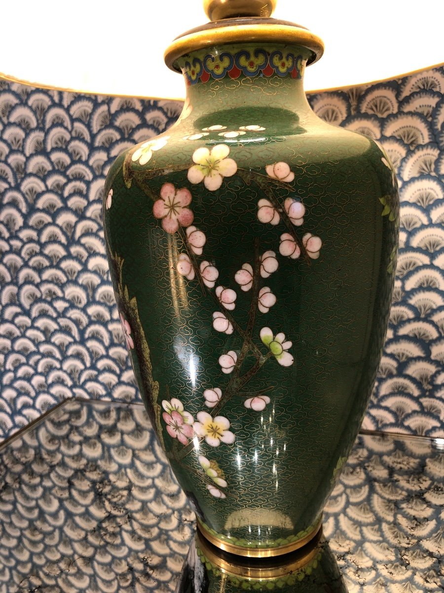Cloisonné Enameled Lamp Base -photo-2