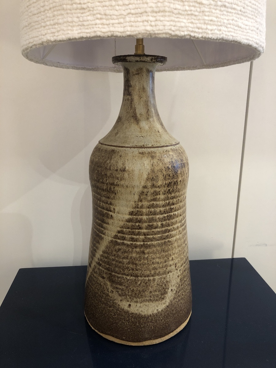 lampe en céramique signée Arpot ( Jean-Claude de Crousaz) -photo-2