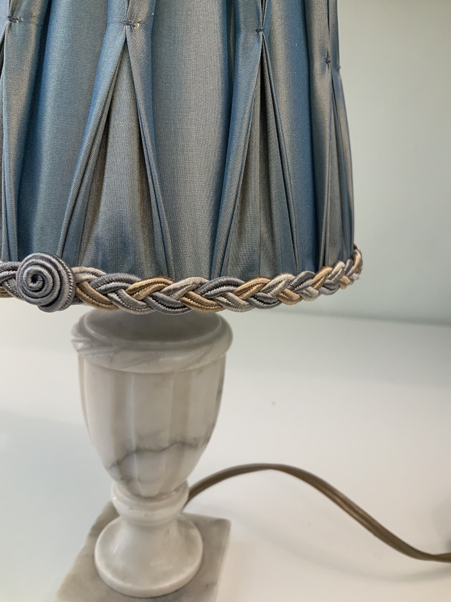 pied de lampe en albâtre -photo-2