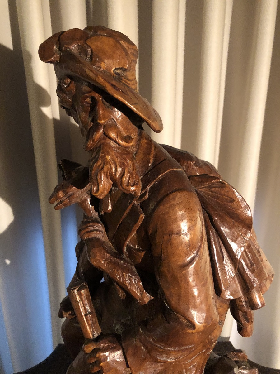 Chasseur en bois sculpté de Brienz -photo-1