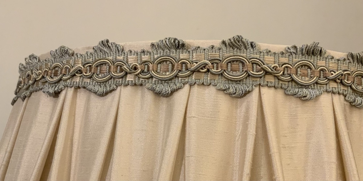 Lampe de table en porcelaine et bronze doré -photo-6