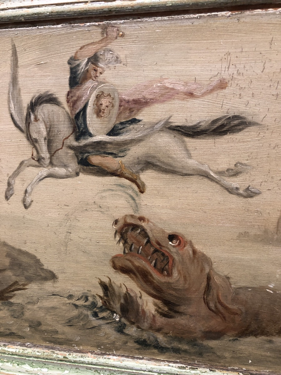 3 trumeaux de porte peint  -photo-2