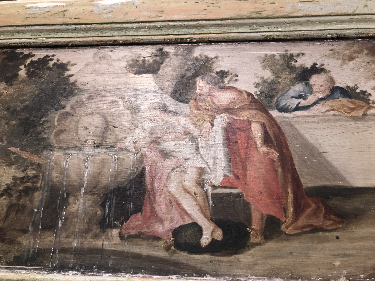 3 trumeaux de porte peint  -photo-1