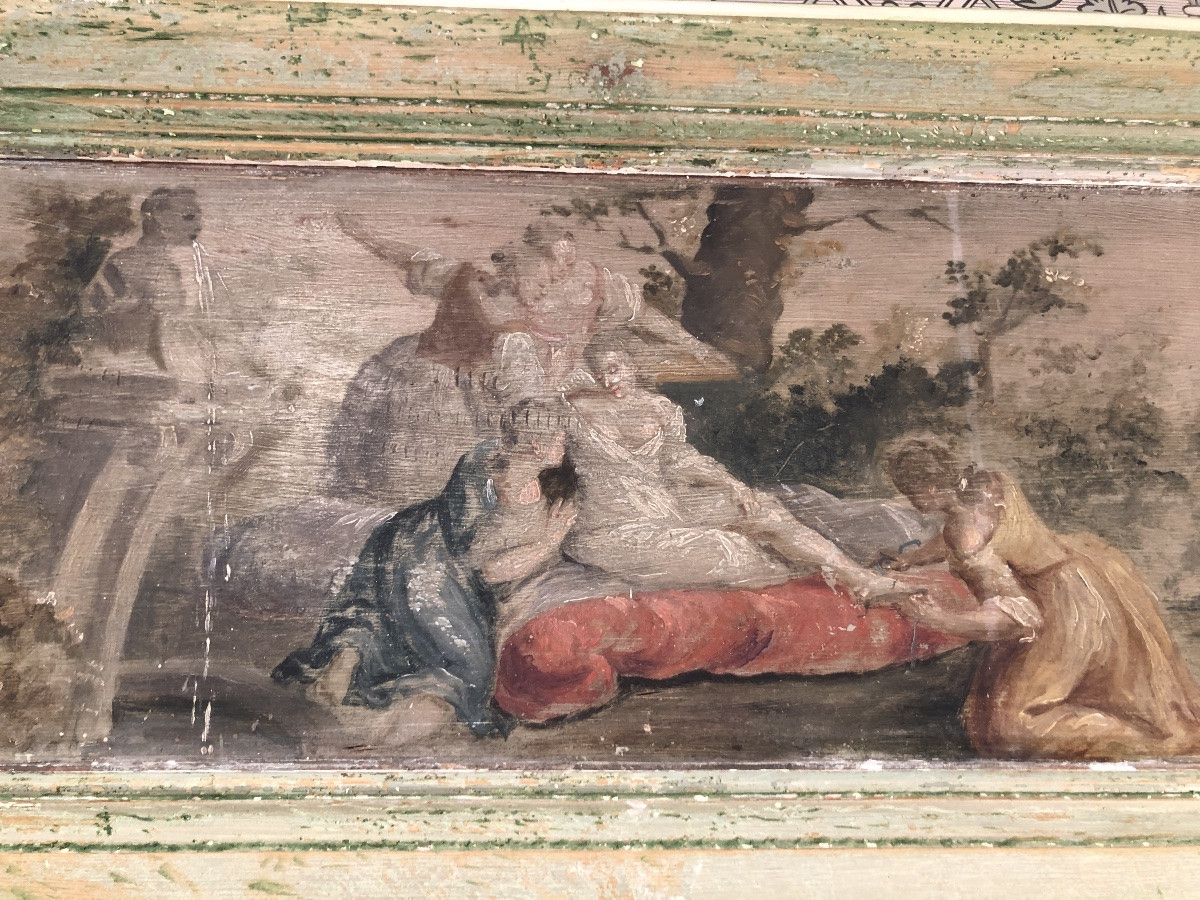 3 trumeaux de porte peint  -photo-3