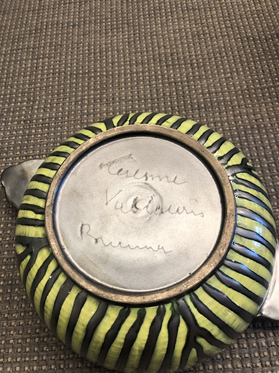 Cerenne Vallauris Signed 30 Pc Ceramic Service-photo-3