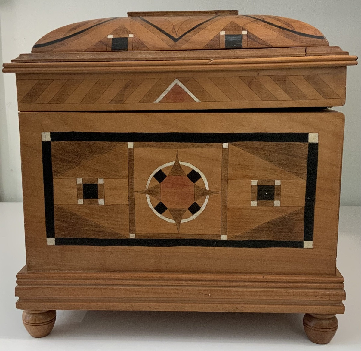 Coffret en bois peint -photo-3