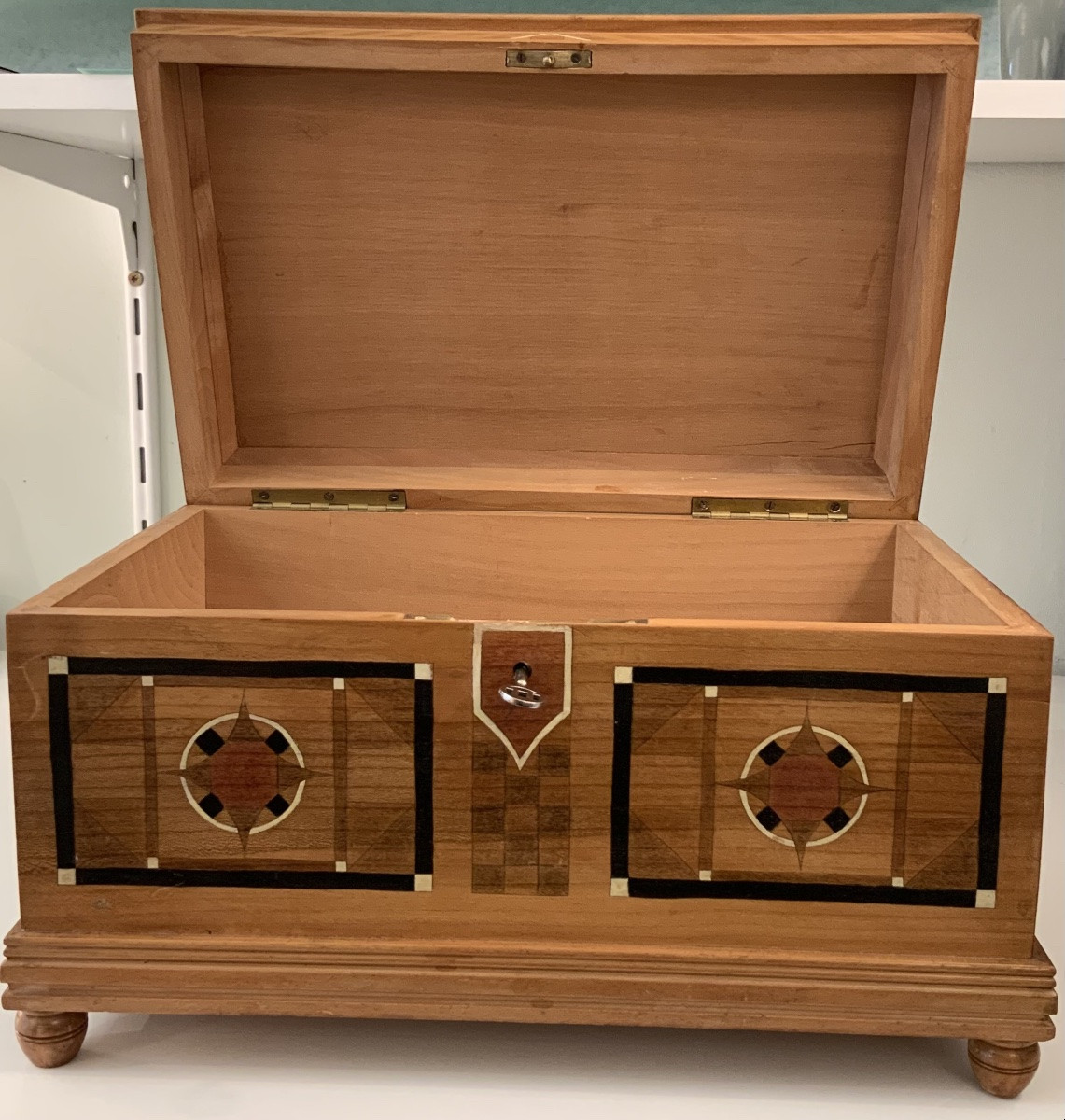 Coffret en bois peint -photo-3