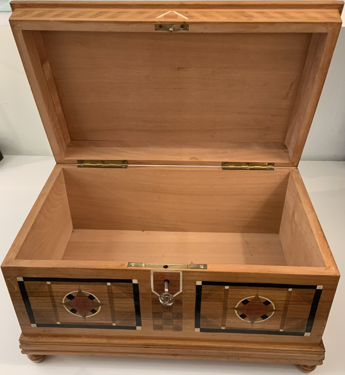 Coffret en bois peint -photo-4
