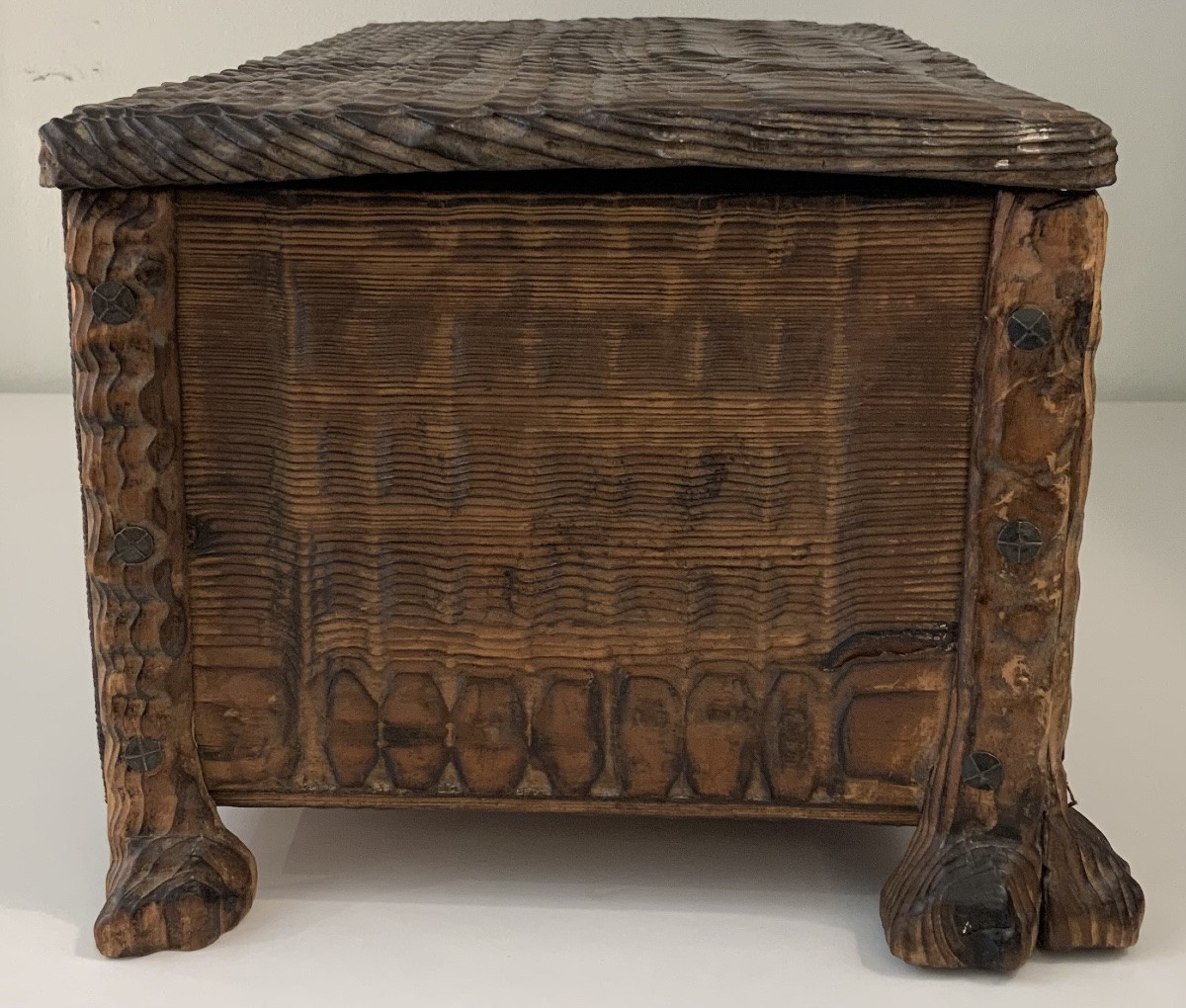 Coffre en bois rustique-photo-3