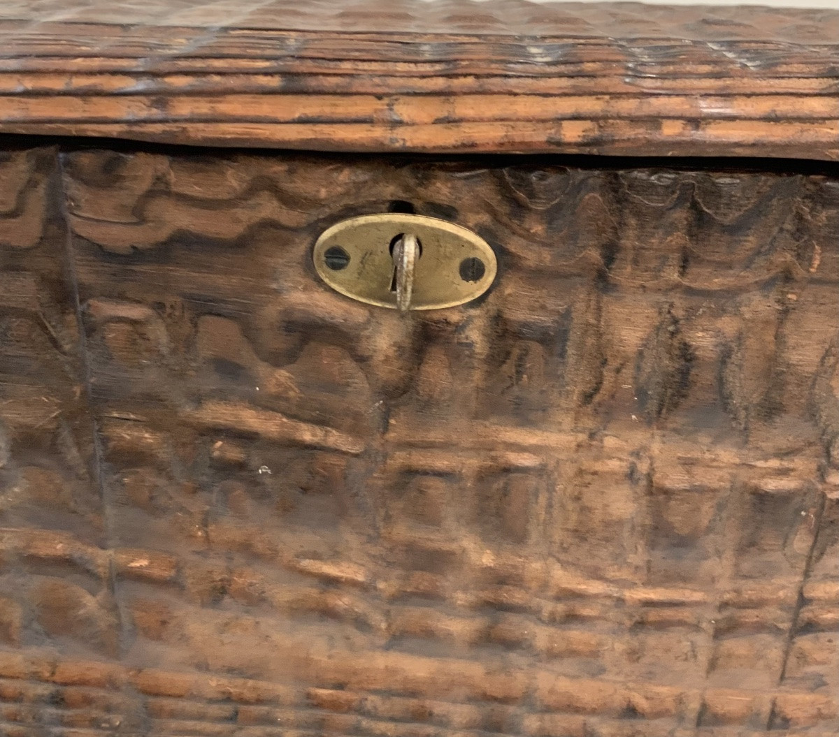 Coffre en bois rustique-photo-3