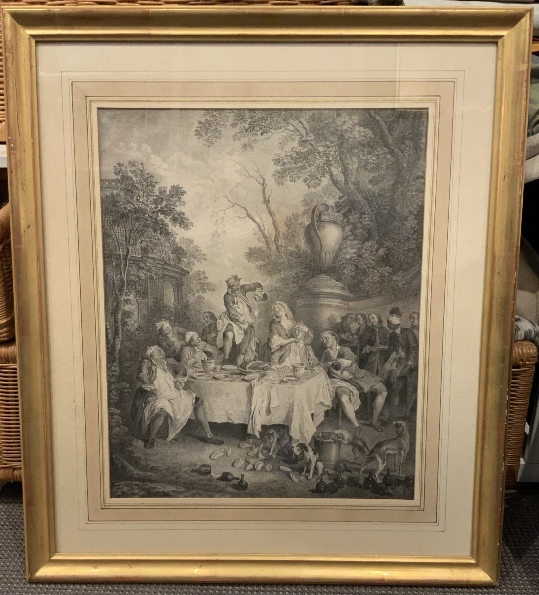 Engraving After Nicolas Lancret