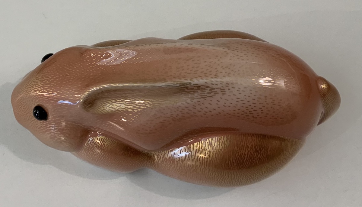 Porcelain Rabbit Signed Mangani-photo-4