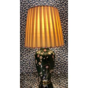Pied De Lampe émaillé Cloisonné 