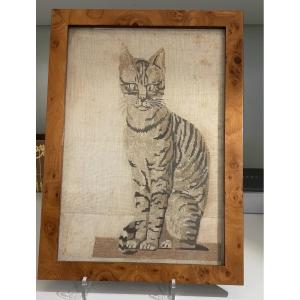 Embroidered Cat