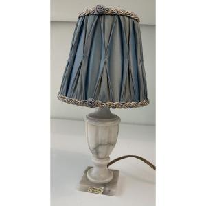 pied de lampe en albâtre 